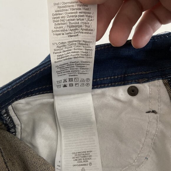 Jack And Jones Tim Slim Fit Men 30X32 Stretch Dark Wash Denim Jeans - Picture 7 of 10